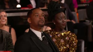 Wow. Will Smith just punched Chris Rock live during the Oscars