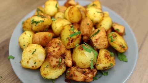 Garlic Butter Chicken and Potatoes