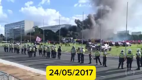 O vídeo abaixo comprova terrorismo do PT em Brasília.