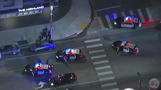 High Speed Police Chase with Stolen Work Van in California