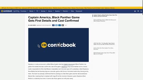 New Untitled Black Panther and Captain America Game information NO Co op Confirmed and more