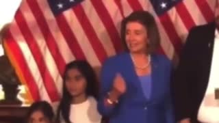 Nancy Pelosi Pushes Mayra Flores’ Daughter to the Side During the Swearing Ceremon