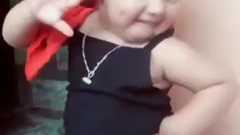 Cute baby dance video.❤