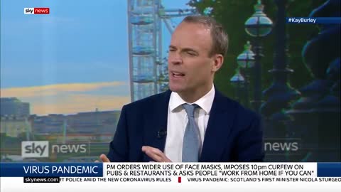 Foreign Secretary Dominic Raab - on high rate of PCR false positives