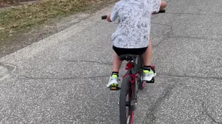 Learning to ride a bike