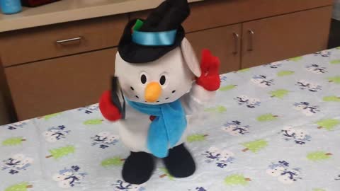 Let Me Take a Selfie Toy Dancing Snowman