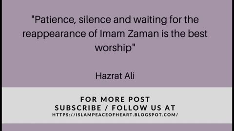 Hazrat Ali (R) Quotes