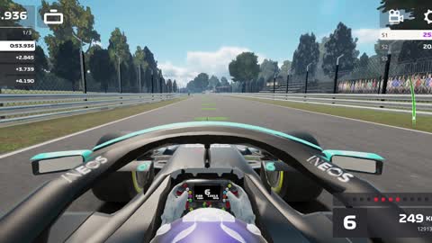 f1 mobile racing spring warmup event Italy