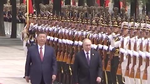 President Putin Receives Grand Welcome In China