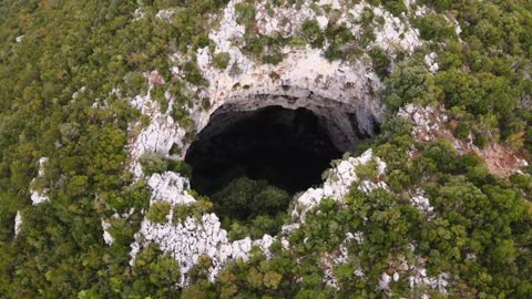Impressive crater shot with stories about fairies and strange phenomena