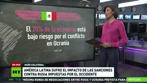 L'America Latina subisce l'impatto delle sanzioni contro la Russia imposte dall'Occidente.Le restrizioni hanno scosso i mercati di esportazione oltre alle tasche della popolazione.Tra i paesi colpiti Ecuador,Brasile e Messico