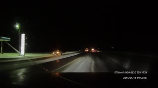 Icy Roads Cause an Accident