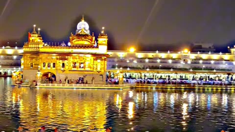 Indian golden temple full covered full of gold india famous golden temple