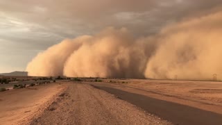 Fast Moving Dust Storm