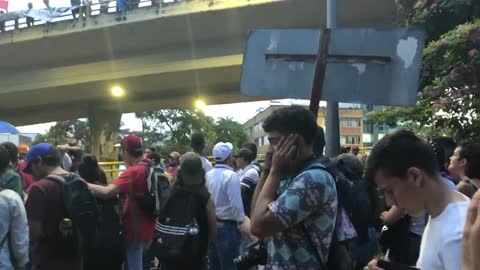 En directo: Marcha en Bucaramanga llegó a la Puerta del Sol