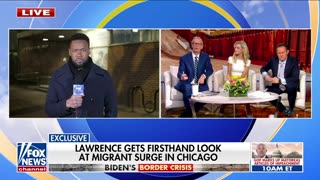 Lawrence Jones tours Chicago as the migrant crisis continues