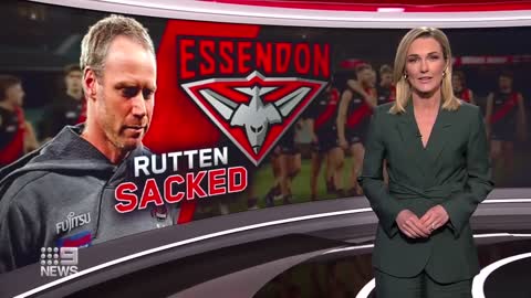 Essendon sack coach Ben Rutten after horror week