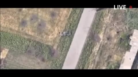 Ukrainian Drone corrected artillery destroyed 3 Russia n BMP with a direct hit