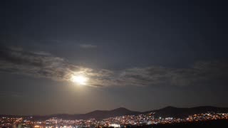 Moon & Jupiter Rise Over My City