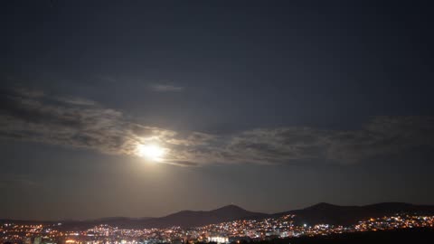 Moon & Jupiter Rise Over My City