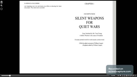 Silent Weapons for Quiet Wars. Official document from Bill Cooper