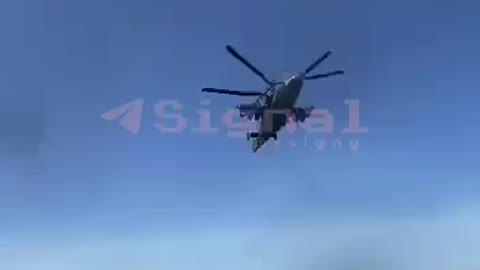 Ka 52 pilot showing off skills on the beach in Alchevsk (LuganskPeopleRepublic)