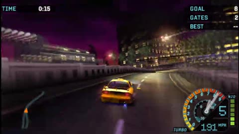 NFS Underground Rivals - Nitrous Run Event 3 Bronze Difficulty 1st Try(PPSSP HD)