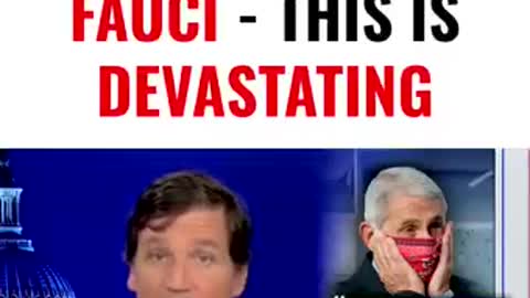 Tucker exposes Tony Fauci. Is he a bioterrorist ?