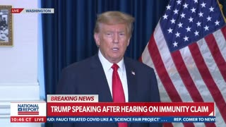 Newsmax - Trump: A president needs to have immunity