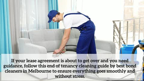 End of Tenancy Cleaning Guide By Best Bond Cleaners In Melbourne