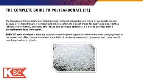 The Complete Guides To Polycarbonate Granules