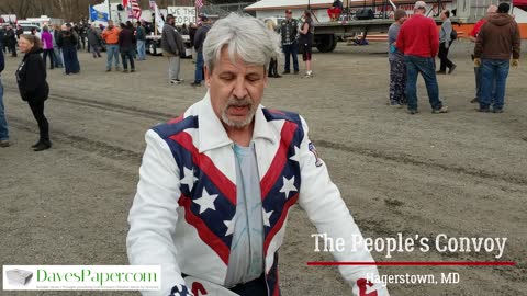 Evel Knievel At The People's Convoy in Hagerstown, MD