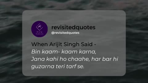 Arijit singh's Song (Shayad)