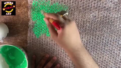 How to I make easy Green Foam Sheet Art