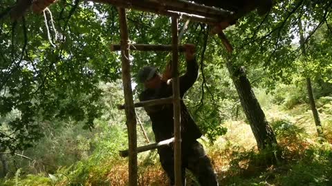 BUILDING A PENDED SHELTER!