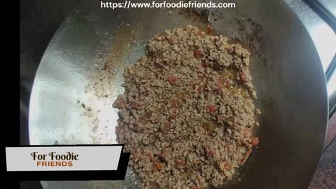 Keema Karahi Easy homemade Recipe @forfoodiefriends