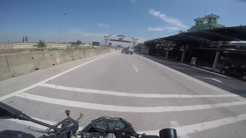 Motorcycle Near Miss