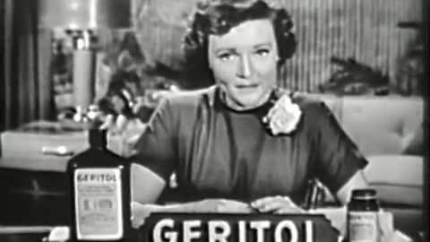 Betty White Geritol Classic Commercial 1950s