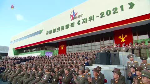Demonstração de Soldados Norte Coreanos