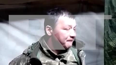 Footage of the interrogation of a serviceman of the Armed Forces of Ukraine