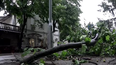 Storms cause damage across the Balkans