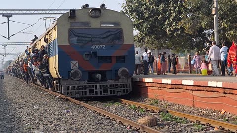 Very crowed train of India