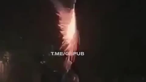 dude burns his face with fireworks.