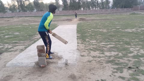 Playing cricket the passion of cricket is very high