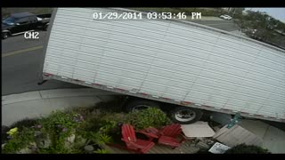 Tractor-Trailers Destroy Front Yard