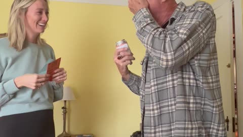 Sweet Dad's Reaction To Pregnancy Announcement