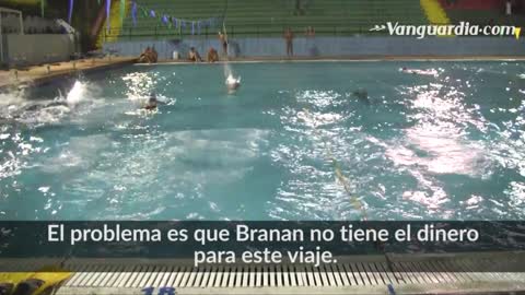 Branan Cepeda le puso aletas a su carrera deportiva