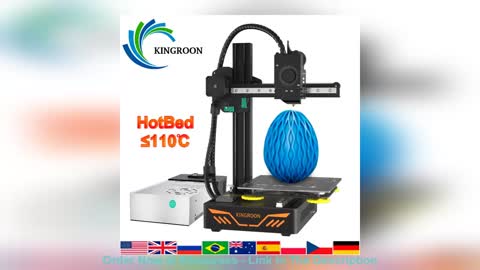 ✅ KINGROON KP3S DIY Upgraded 3D Printer High Precision Printing 3d print 180x180x180mm Dual Guide