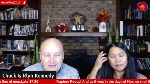 www.God-isReal.com -RAPTURE READY? Luke 17:26 with Pastor Chuck & Rlyn Kennedy