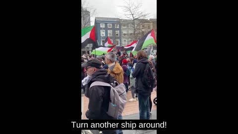 Chants Supporting Houthi Terrorism In Cork, Ireland
